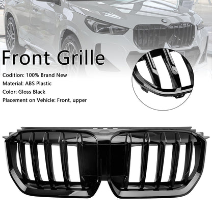 2023-2024 BMW X1 U11 U12 Gloss Black Front Bumper Kidney Grille