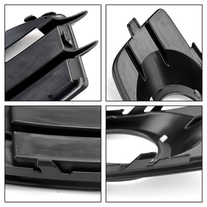 2009-2012 Audi A3 8P S-Line Front Lower Bumper Grille Fog Light Cover — Pair (8P0807682 / 8P0807681)