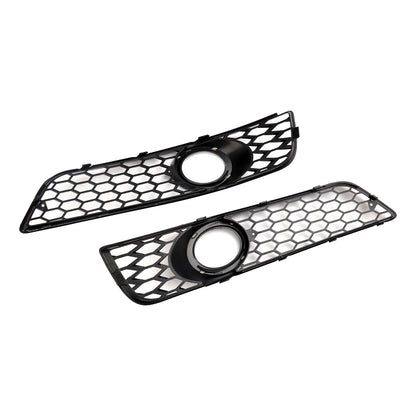 2009-2013 Audi A3 8P Standard Version Honeycomb Front Bumper Fog Light Grill Cover