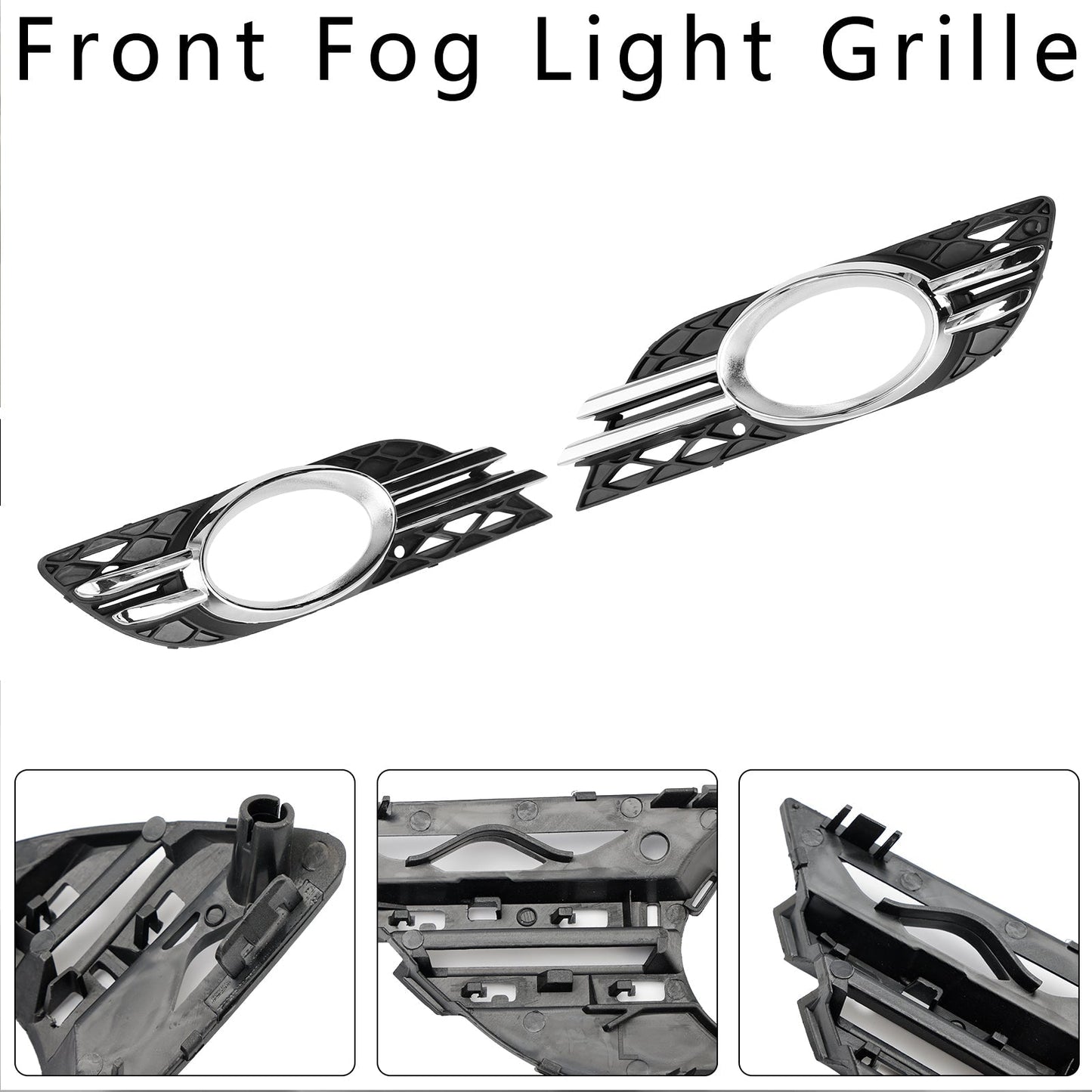 2007 Mercedes-Benz E-Class W211 E280 Front Fog Light Chrome Trim Cover Set (2118850822)