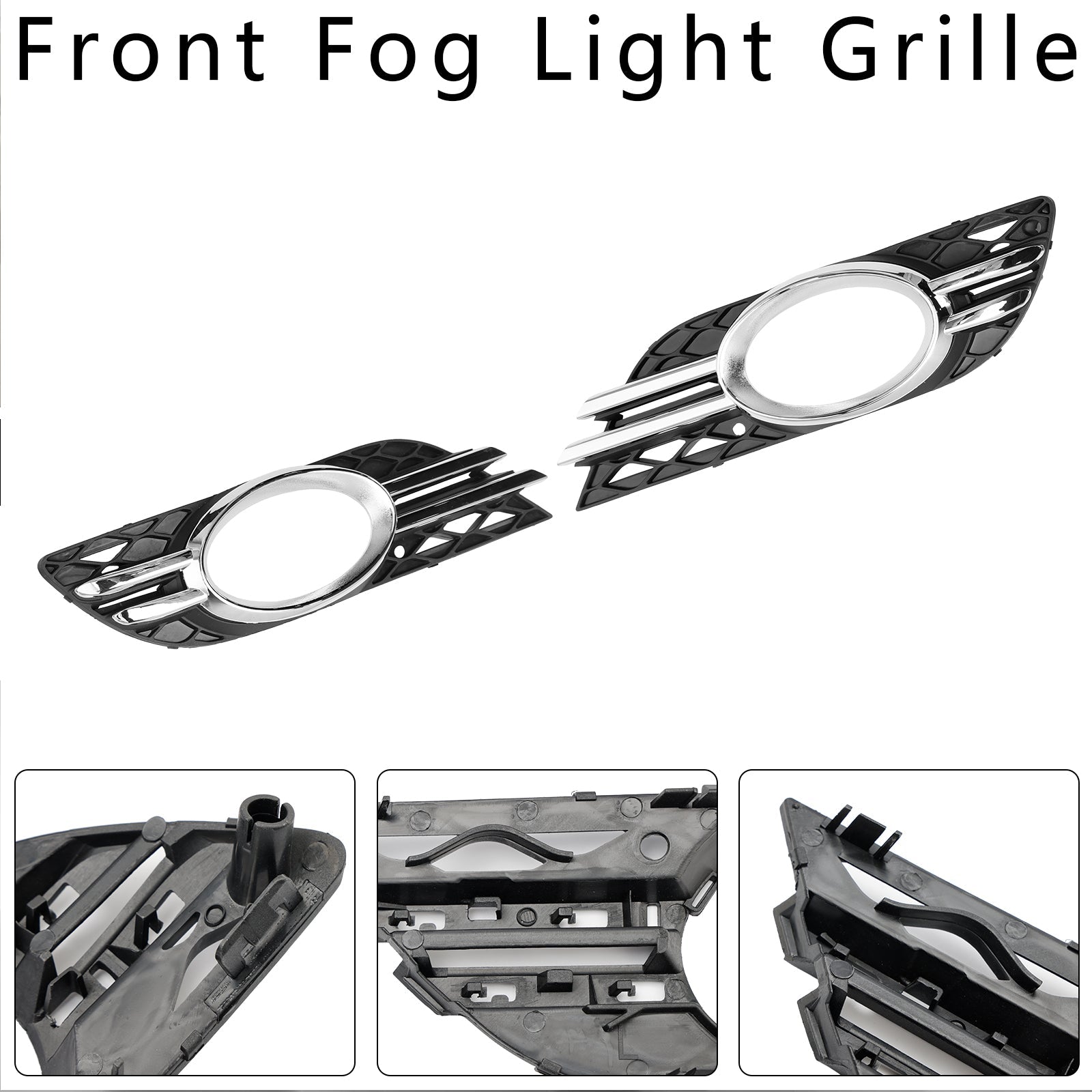 2007 Mercedes-Benz E-Class W211 E280 Front Fog Light Chrome Trim Cover Set (2118850822)