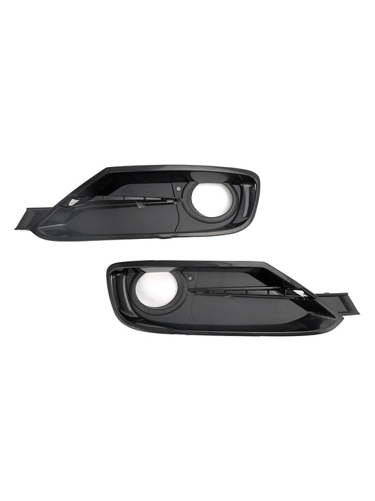 2013-2015 BMW 335i 335i xDrive Front Bumper Fog Light Grille Cover — Pair (51117300739 / 51117300740)