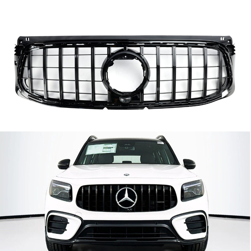 2020-2023 Mercedes-Benz GLB-Class X247 AMG-Line Gloss Black Front Bumper Grille