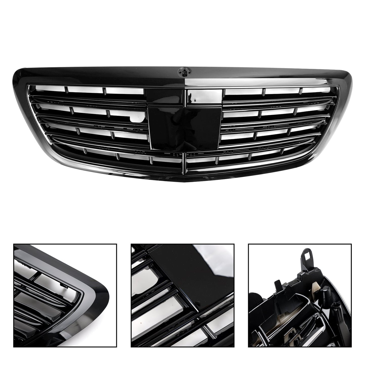 2014-2020 Mercedes-Benz S-Class W222 S400 S450 S500 S550 S560 Front Upper Grille