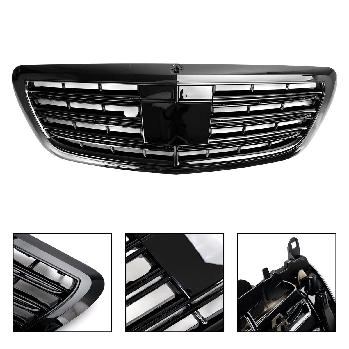 2014-2020 Mercedes-Benz S-Class W222 S560 S580 S600 S650 S680 Front Upper Grille