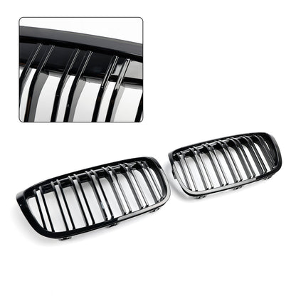 2018-2021 BMW 2 Series F45 F46 Gloss Black Front Kidney Grille — Pair