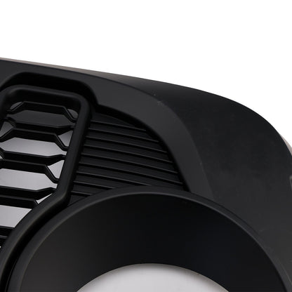 2007-2018 Jeep Wrangler JK JKU Unlimited Black Front Bumper Grille