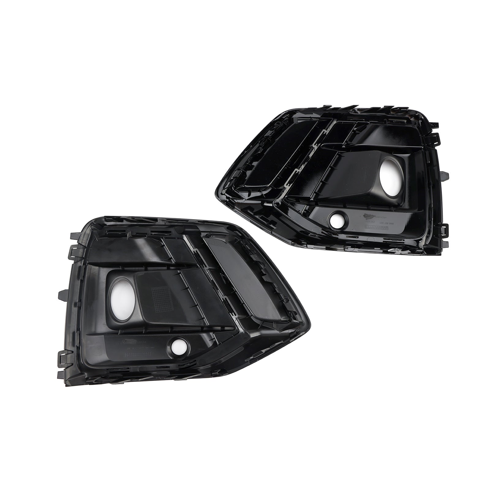 2021-2025 Audi Q5 SQ5 S-Line Black Front Fog Lamp Grille Cover