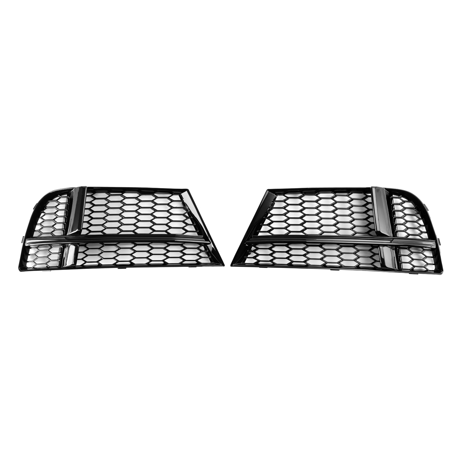 2016-2020 Audi A3 8V S-Line Front Fog Light Cover Bezel Grille — Pair (8V3807681AE / 8V3807682Q)