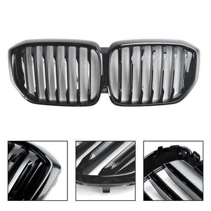 2024+ BMW X5 G05 LCI Gloss Black Front Bumper Kidney Grille