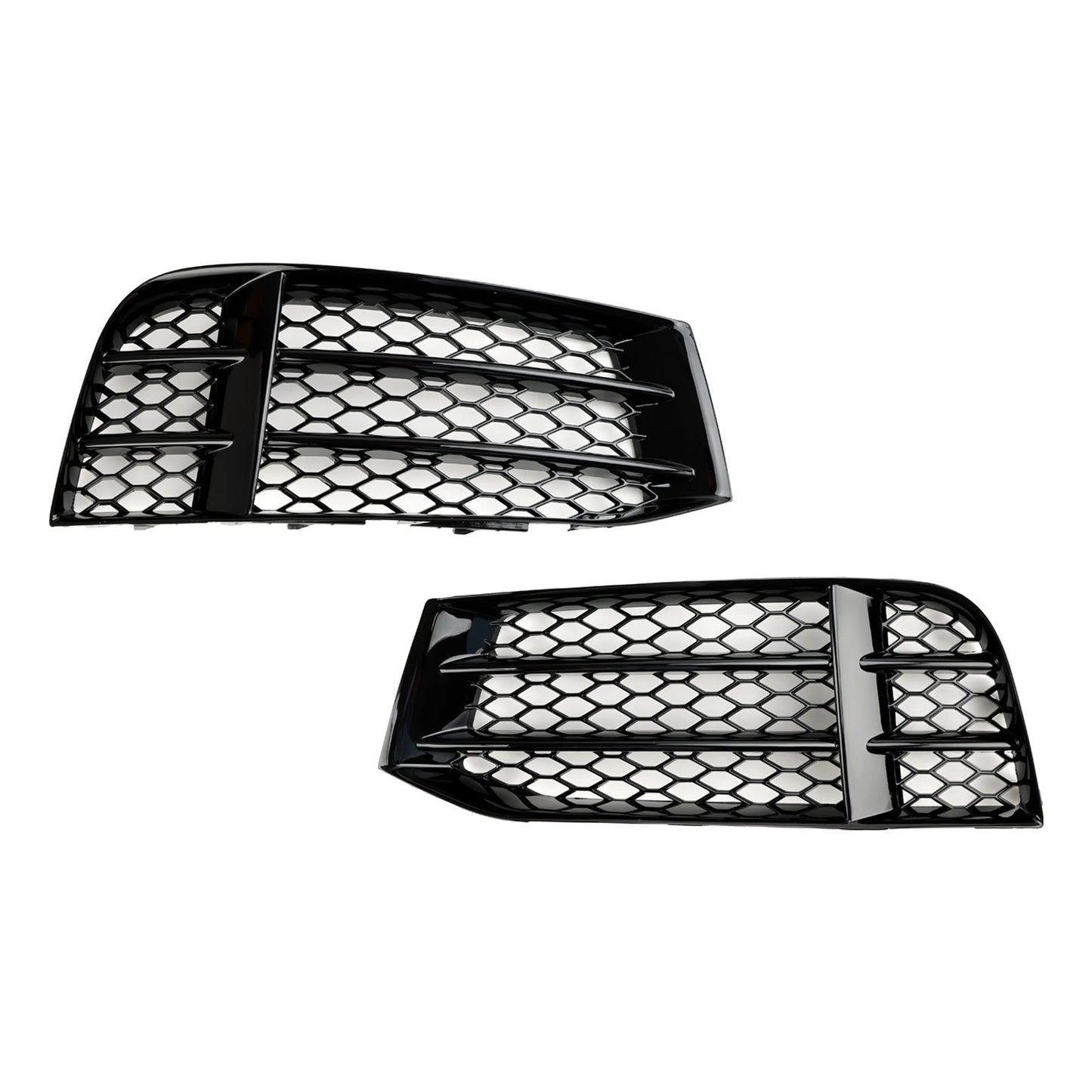 2010-2016 Audi RS5 Coupe Sportback Front Bumper Lower Fog Light Cover Grill — Pair (8T0807681F / 8T0807682F)