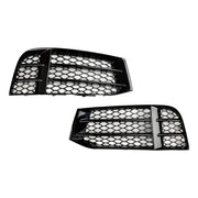 2010-2016 Audi RS5 Coupe Sportback Front Bumper Lower Fog Light Cover Grill — Pair (8T0807681F / 8T0807682F)