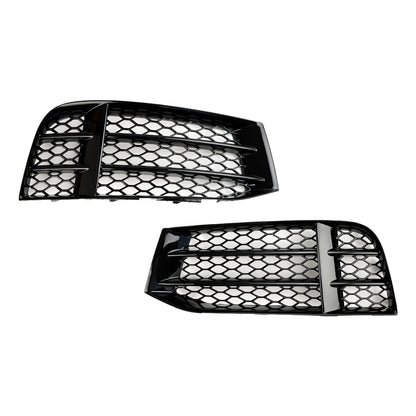 2010-2016 Audi RS5 Coupe Sportback Front Bumper Lower Fog Light Cover Grill — Pair (8T0807681F / 8T0807682F)