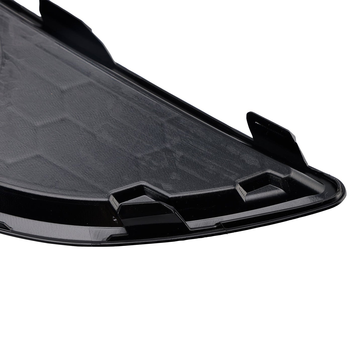 2PCS Matte Black Front Fog Light Lamp Cover Grille Fit Ford Fiesta 2013-2017