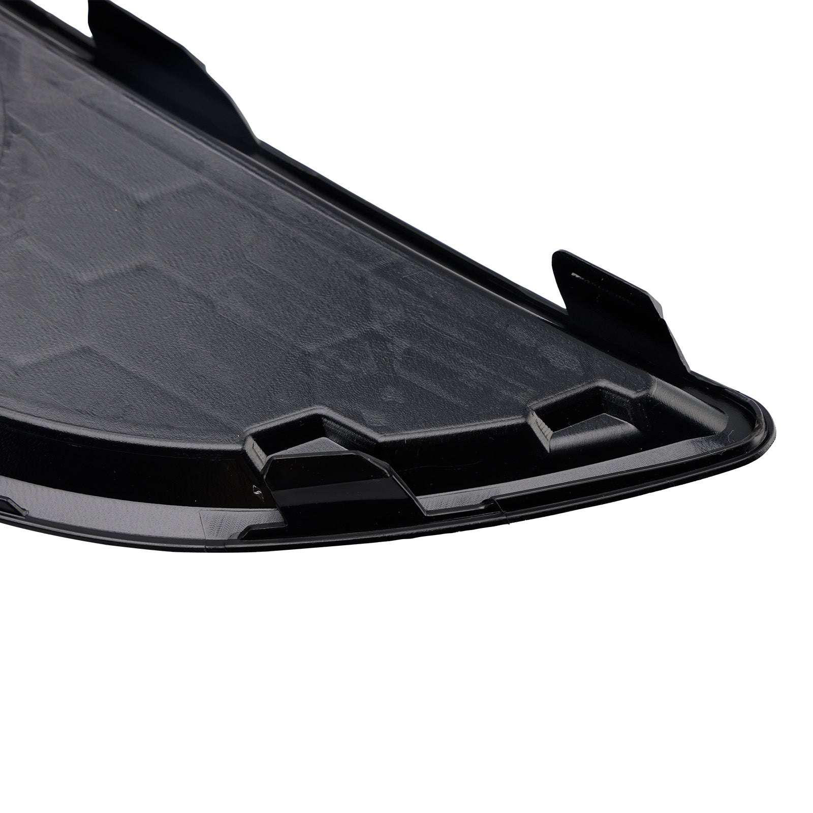 2PCS Matte Black Front Fog Light Lamp Cover Grille Fit Ford Fiesta 2013-2017