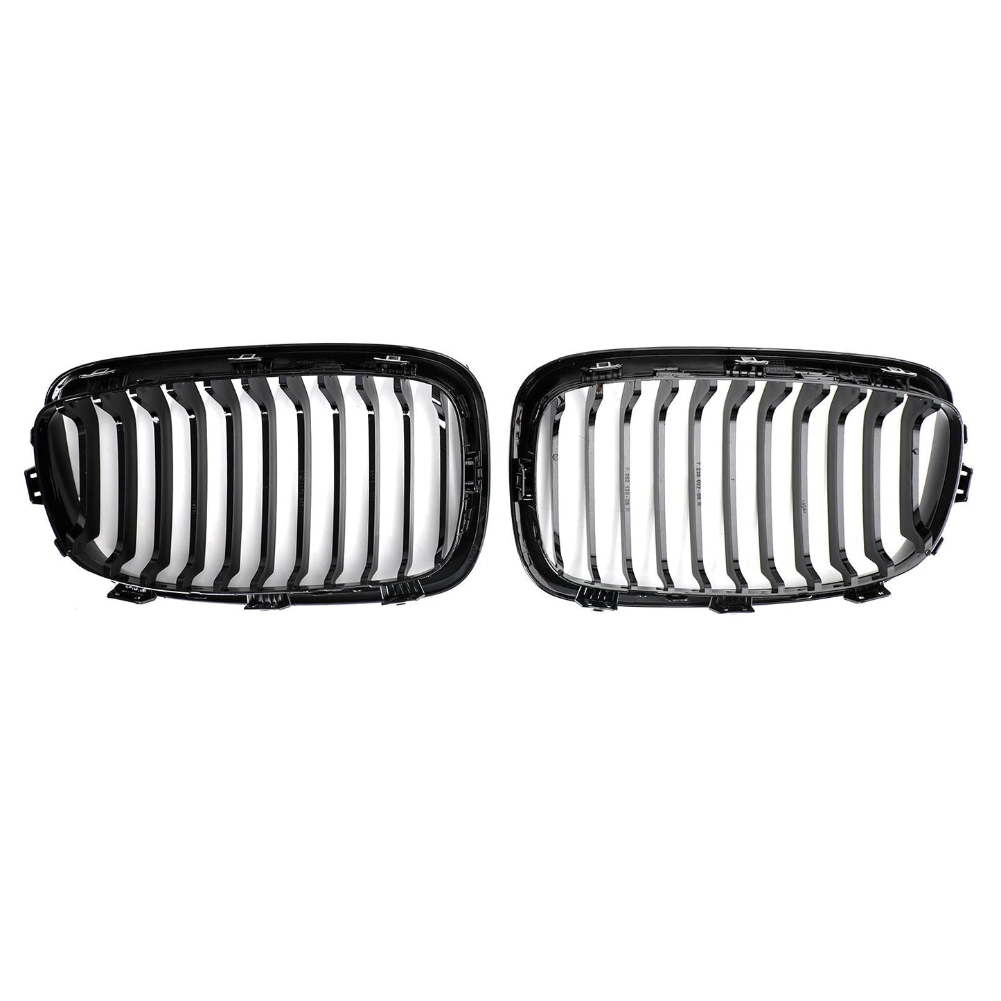 2012-2014 BMW 1 Series F20 F21 3-Door Pre-Facelift Front Bumper Kidney Grille — Pair (51137239021 / 51137262119)