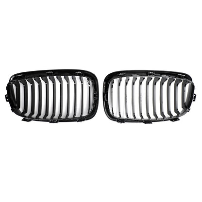 2012-2014 BMW 1 Series F20 F21 3-Door Pre-Facelift Front Bumper Kidney Grille — Pair (51137239021 / 51137262119)