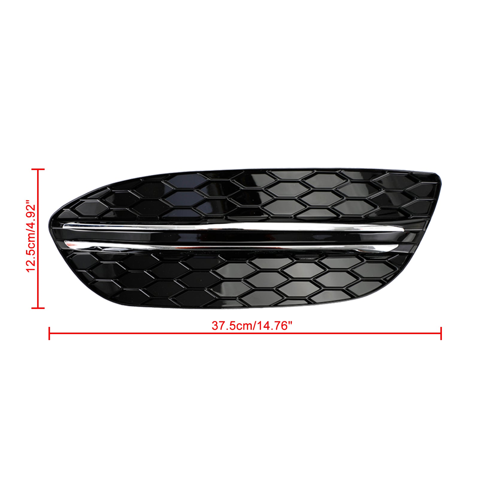 2015-2018 Mercedes-Benz C-Class W205 Honeycomb Front Fog Light Cover (2058850723 / MB1038172)