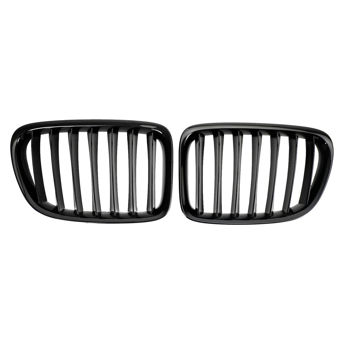 2009-2014 BMW X1 E84 Gloss Black Front Hood Kidney Grill (51112993305 / 51112993306 / 51112993307)