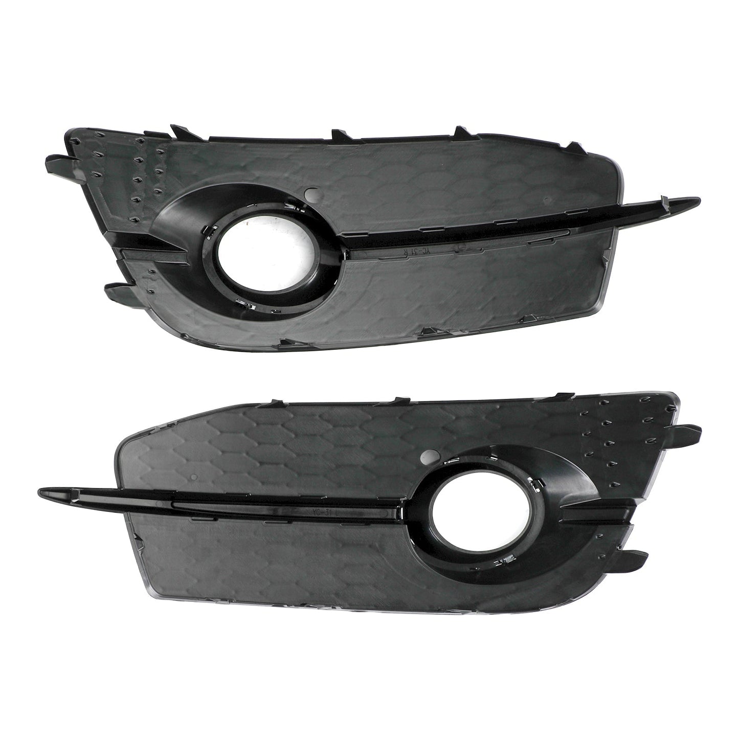2012-2014 Audi Q3 S-Line Front Bumper Fog Light Grill — Pair (8U0807681DSP9)