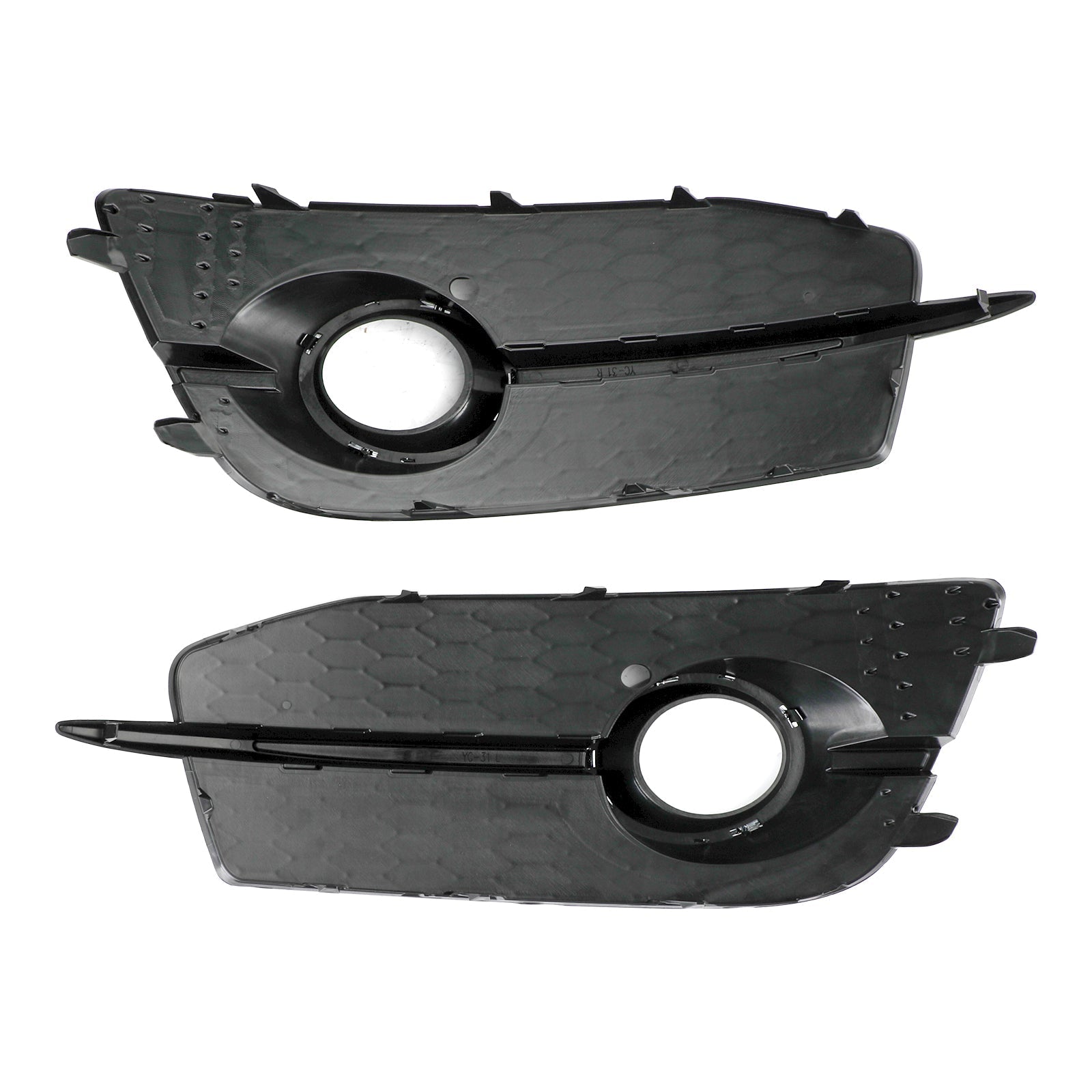 2012-2014 Audi Q3 S-Line Front Bumper Fog Light Grill — Pair (8U0807681DSP9)