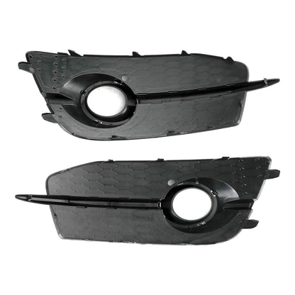 2012-2014 Audi Q3 S-Line Front Bumper Fog Light Grill — Pair (8U0807681DSP9)