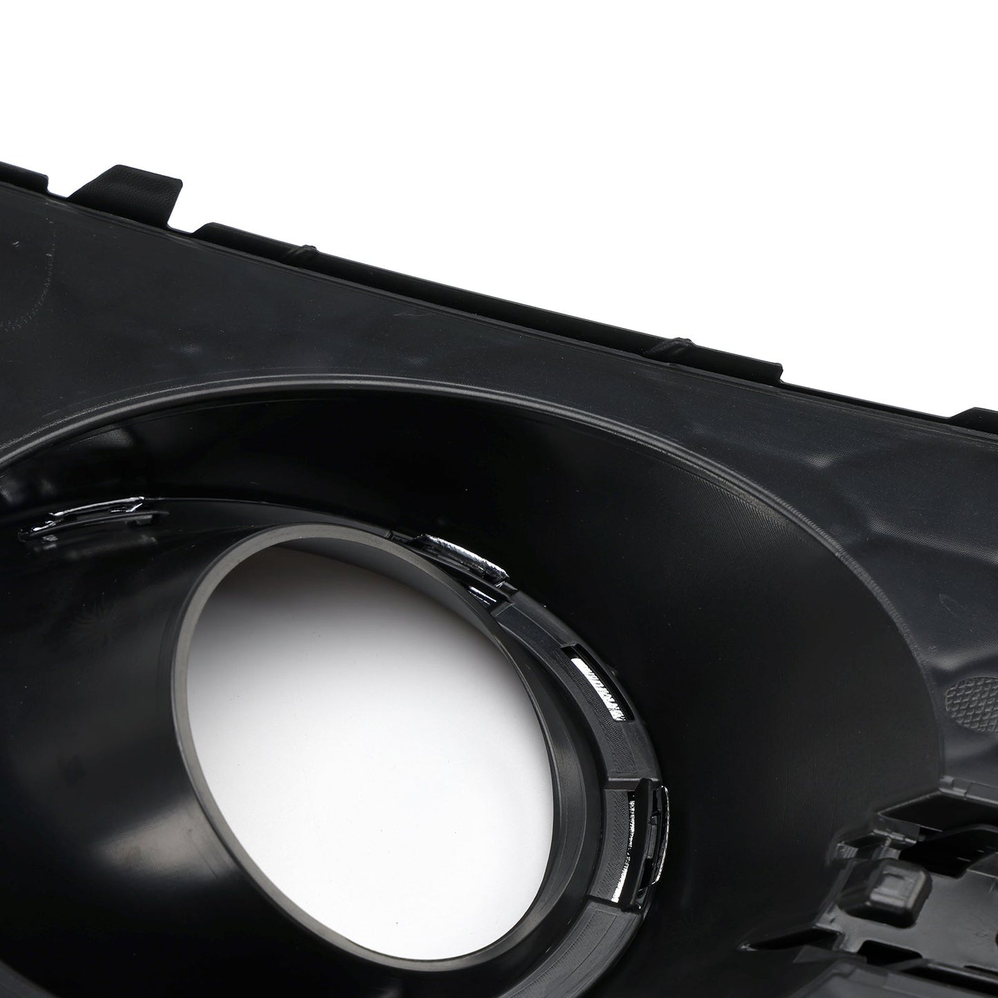 2012-2015 Audi A7 S-Line S7 Black Front Bumper Fog Light Grille Cover