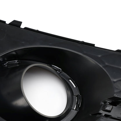 2012-2015 Audi A7 S-Line S7 Black Front Bumper Fog Light Grille Cover
