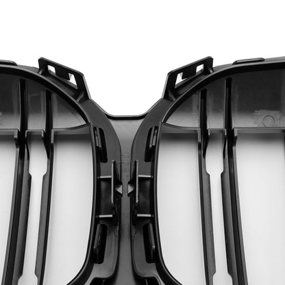 2020-2023 BMW 2 Series F44 Coupe M Gloss Black Front Bumper Kidney Grille (51135A39378)