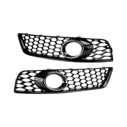 2009-2013 Audi A3 8P Standard Version Honeycomb Front Bumper Fog Light Grille Cover