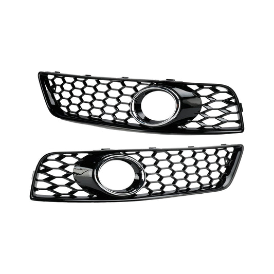 2009-2013 Audi A3 8P Standard Version Honeycomb Front Bumper Fog Light Grille Cover
