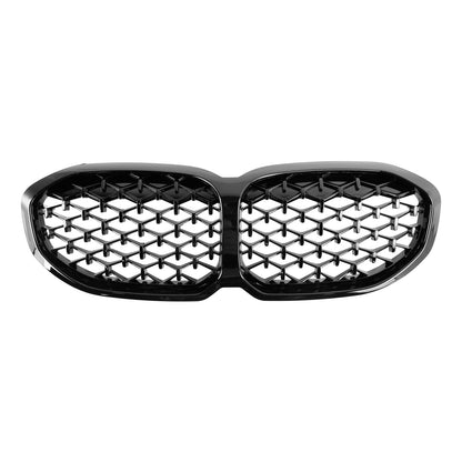 2019-2024 BMW 1 Series F40 Gloss Black Diamond Front Kidney Grille