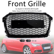 2016-2019 Audi A1 S1 8X Facelift RS Style Black Honeycomb Front Bumper Grille
