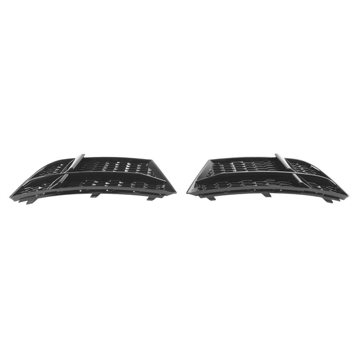 2016-2020 Audi A3 8V S-Line Front Fog Light Cover Bezel Grill — Pair (8V3807682 / 8V3807681)