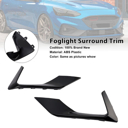2PCS Foglight Surround Grill Trim Fit Ford Focus ST + ST Line MK4 2018-2021