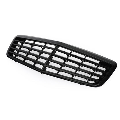 2007-2009 Mercedes-Benz E-Class W211 E350 E500 E63 Gloss Black Front Bumper Grille