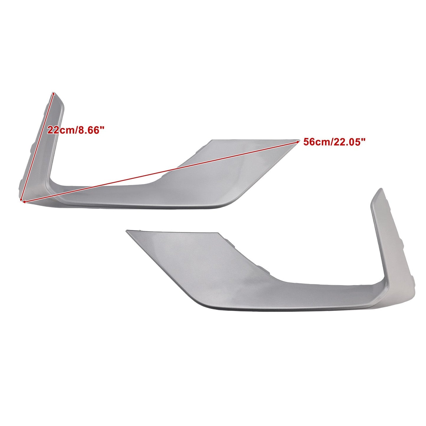 Silver Foglight Surround Grill Trim Fit Ford Focus ST + ST Line MK4 2018-2021