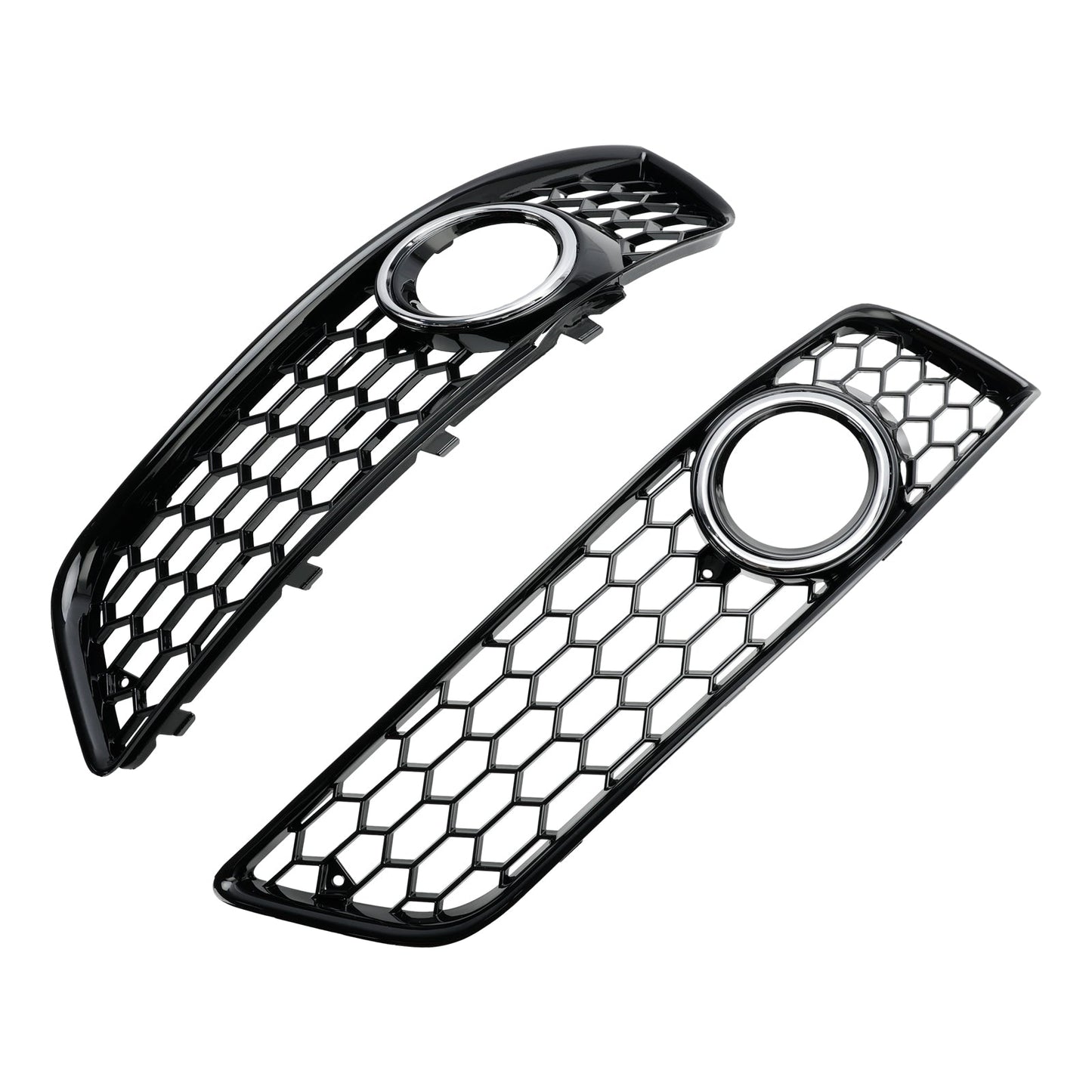 2009-2013 Audi A3 8P Standard Version Honeycomb Front Bumper Fog Light Grille Cover