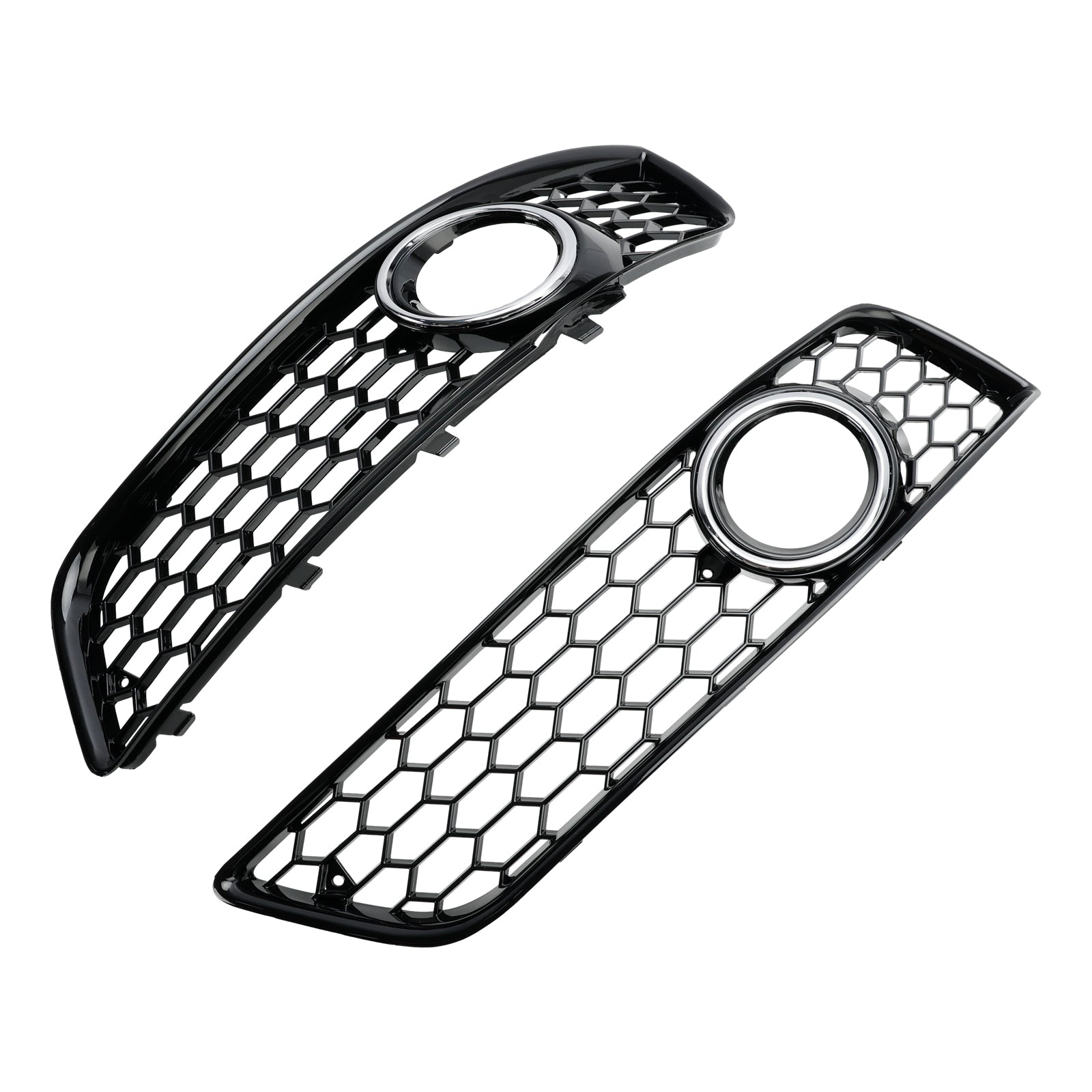 2009-2013 Audi A3 8P Standard Version Honeycomb Front Bumper Fog Light Grille Cover