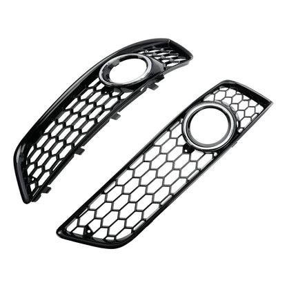 2009-2013 Audi A3 8P Standard Version Honeycomb Front Bumper Fog Light Grille Cover