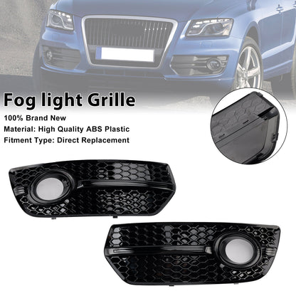 2009-2012 Audi Q5 Front Bumper Fog Light Lamp Cover — Pair