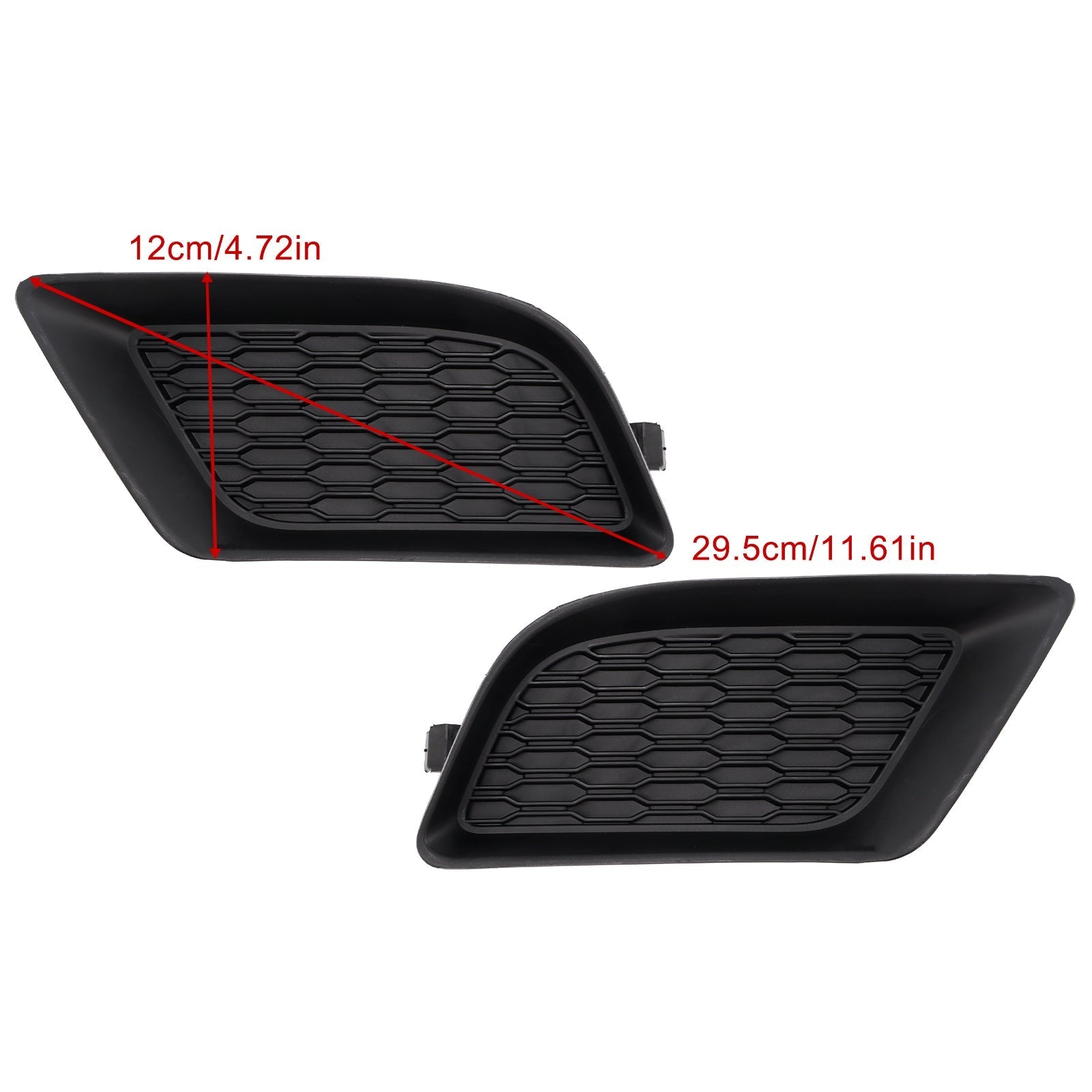 2011 Dodge Charger R/T Road & Track Fog Light Cover — Pair (68092570AA / 68092571AA)