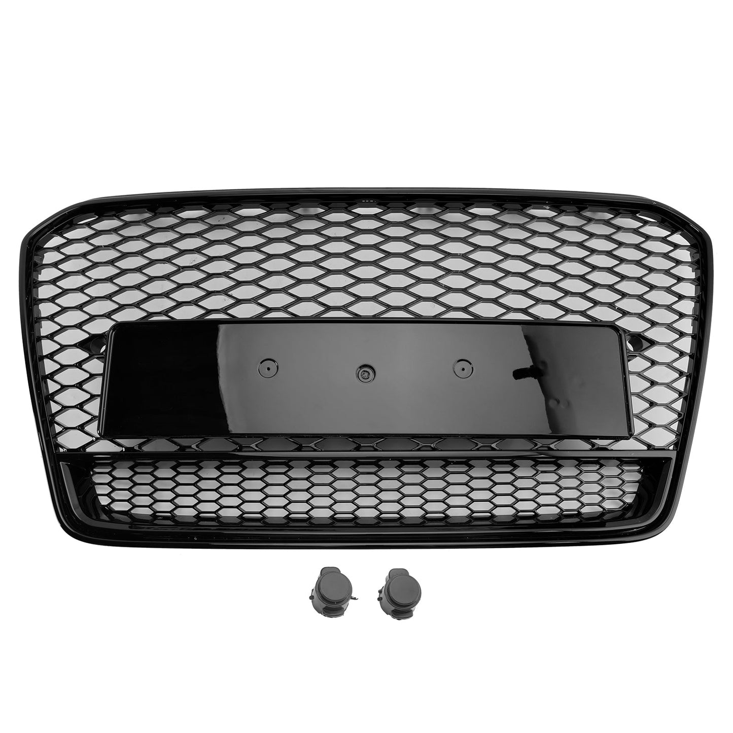 2013-2016 Audi A5 S5 B8.5 RS5 Style Honeycomb Front Bumper Grille (Black)
