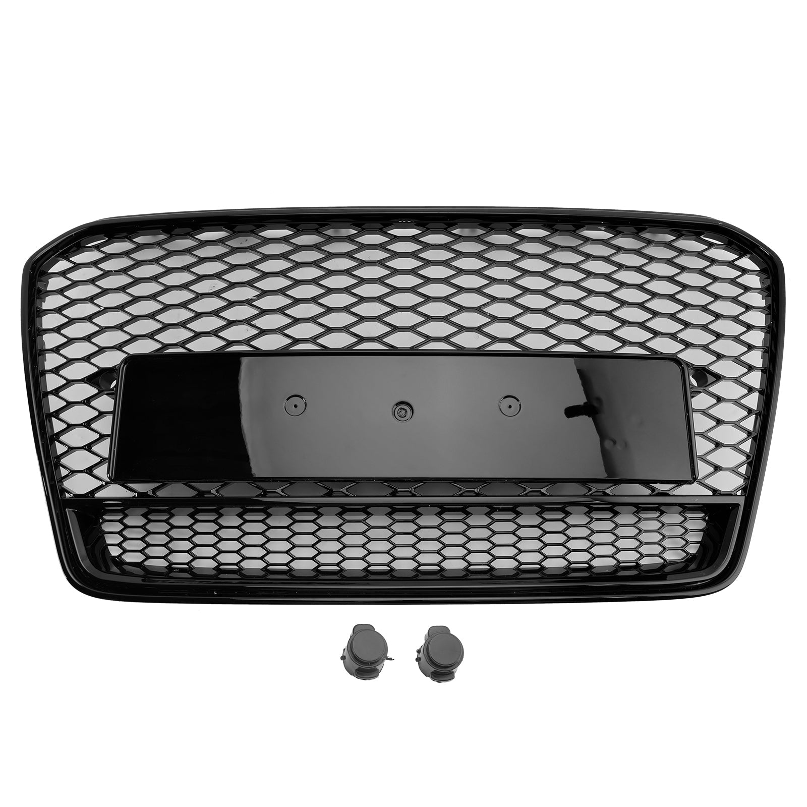 2013-2016 Audi A5 S5 B8.5 RS5 Style Honeycomb Front Bumper Grille (Black)