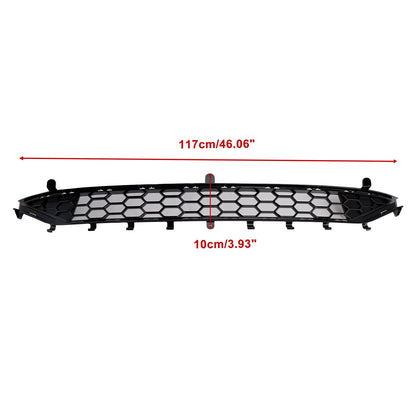 St Style Front Bumper Lower Grill Grille Fit Ford Focus MK4 2018-2021 Black