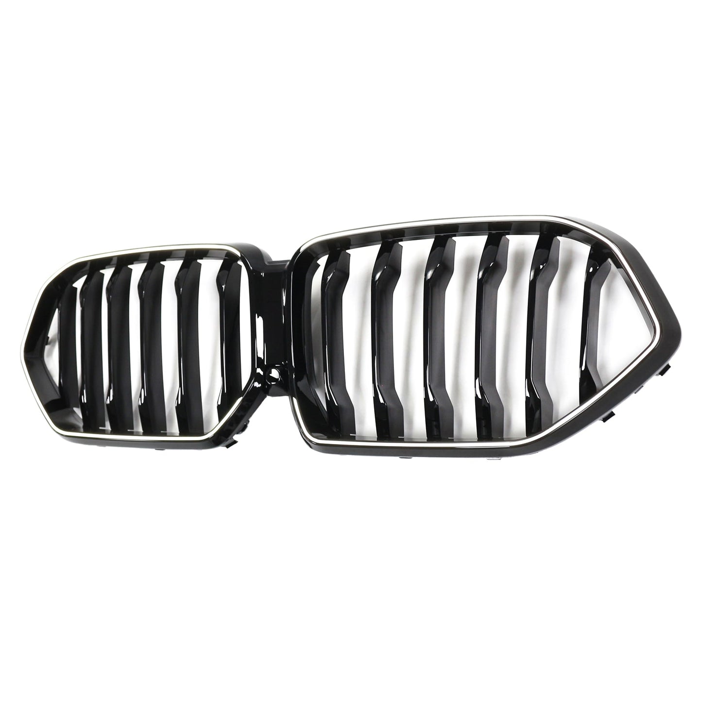 2020-2022 BMW X6 G06 M50i Black Front Bumper Grille with Camera Hole