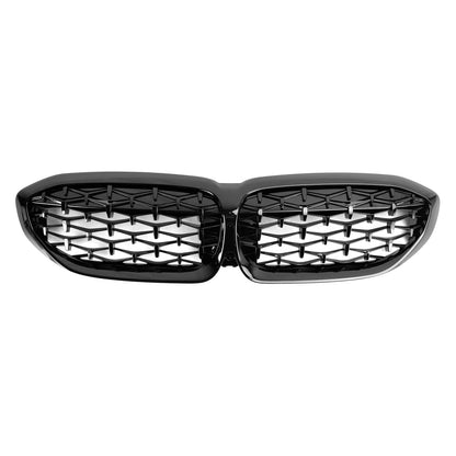 2019-2022 BMW 3 Series G20 G28 Diamond Black Front Kidney Grille (51138072085)