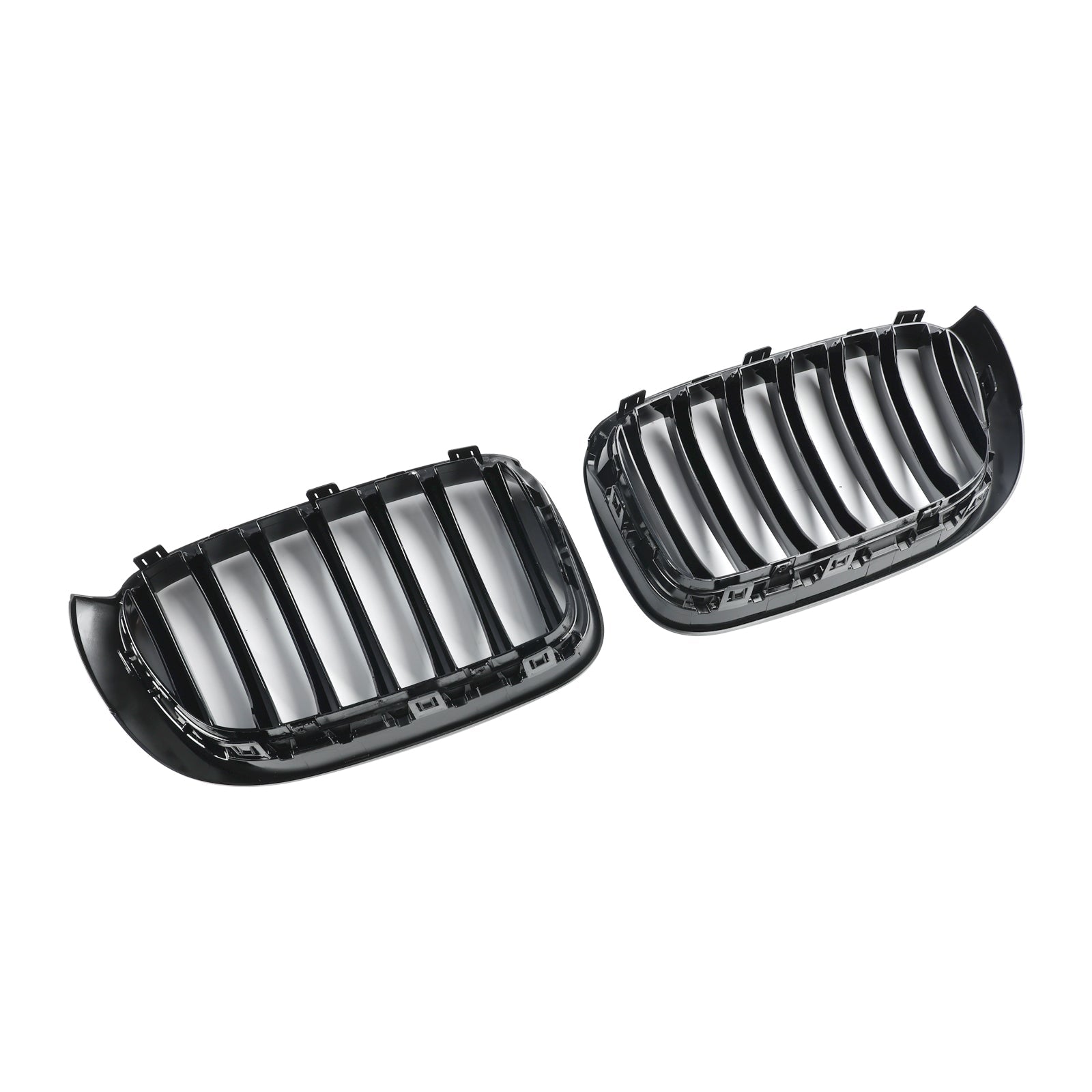 2014-2017 BMW X4 F26 Facelift Gloss Black Front Bumper Kidney Grille