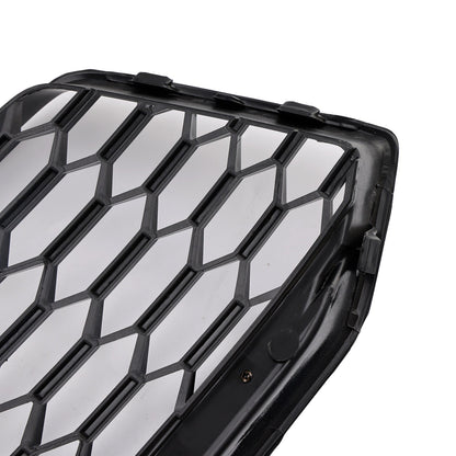 2018-2019 Audi Q5 SQ5 Black Front Honeycomb Fog Lamp Grille Cover