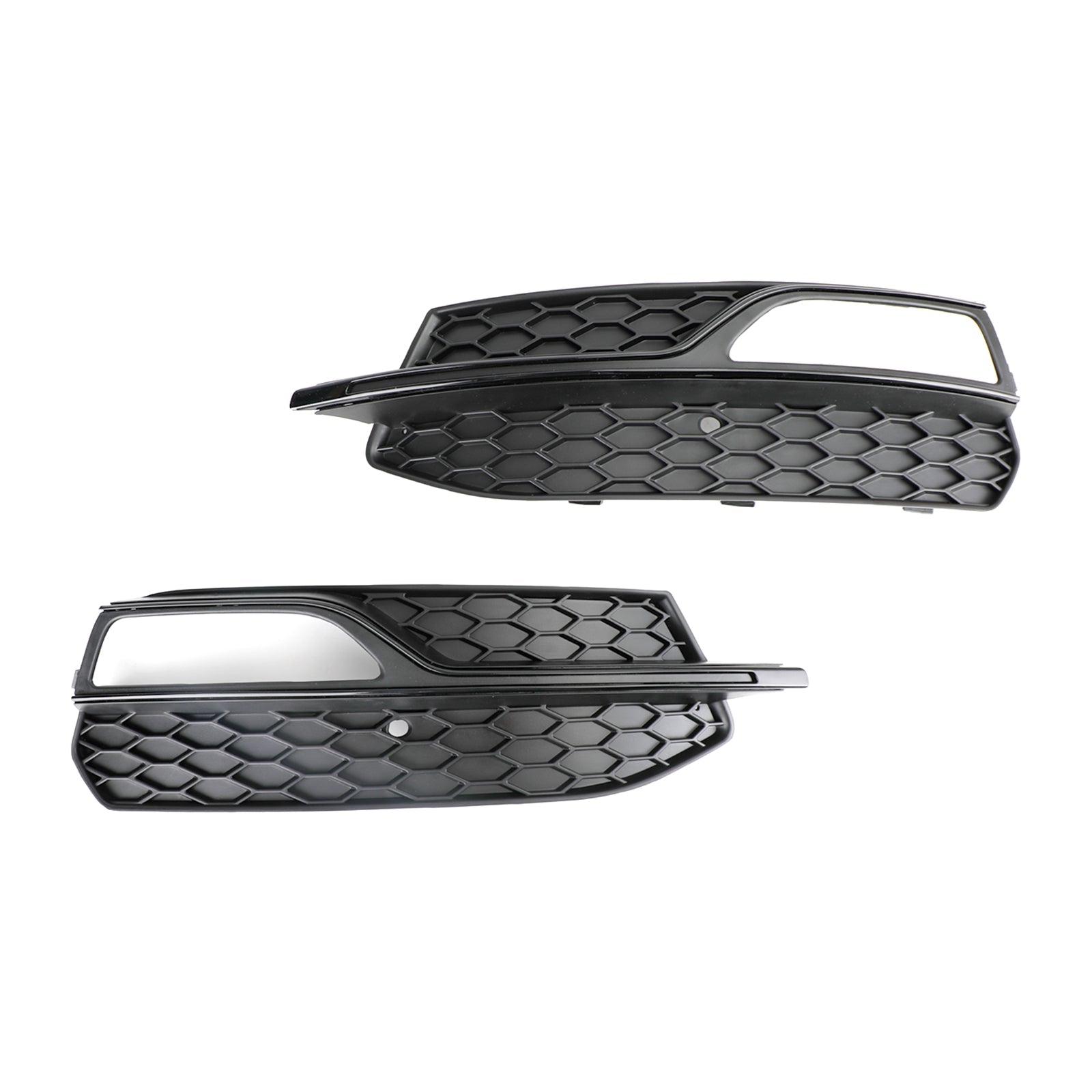 2013-2017 Audi S3 Lower Bumper Fog Light Cover Grille — Pair (8V3807681G / 8V3807682G)